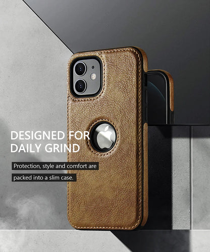 Luxury PU Leather iPhone Case
