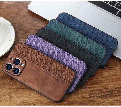 Luxury Leather iPhone Case – Elite Business Series