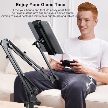 Long Arm Tablet Stand – Bed & Desk Compatible