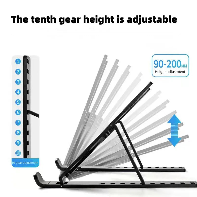Foldable Laptop Stand – Portable & Adjustable ABS Holder