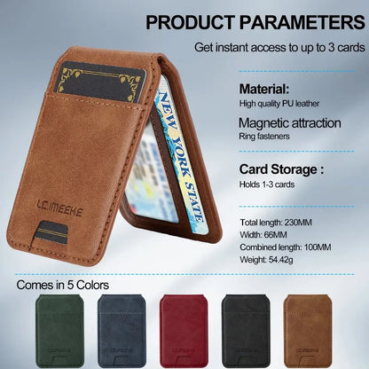 Magnetic Wallet iPhone Case – Detachable Magsafe Edition