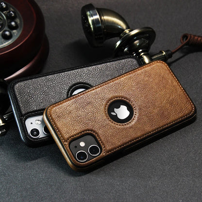 Luxury PU Leather iPhone Case