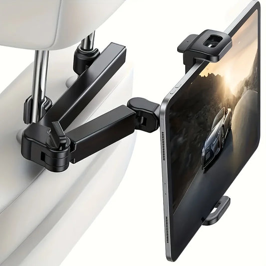 Universal Car Tablet Holder – 360° Headrest Mount