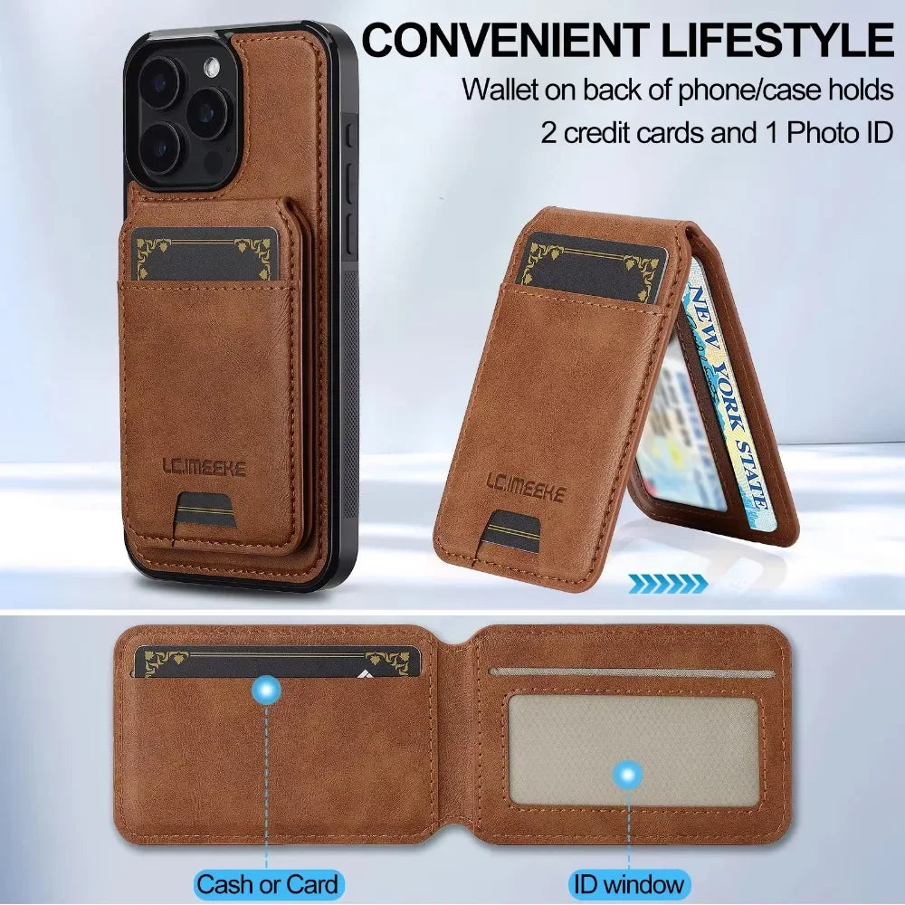 Magnetic Wallet iPhone Case – Detachable Magsafe Edition