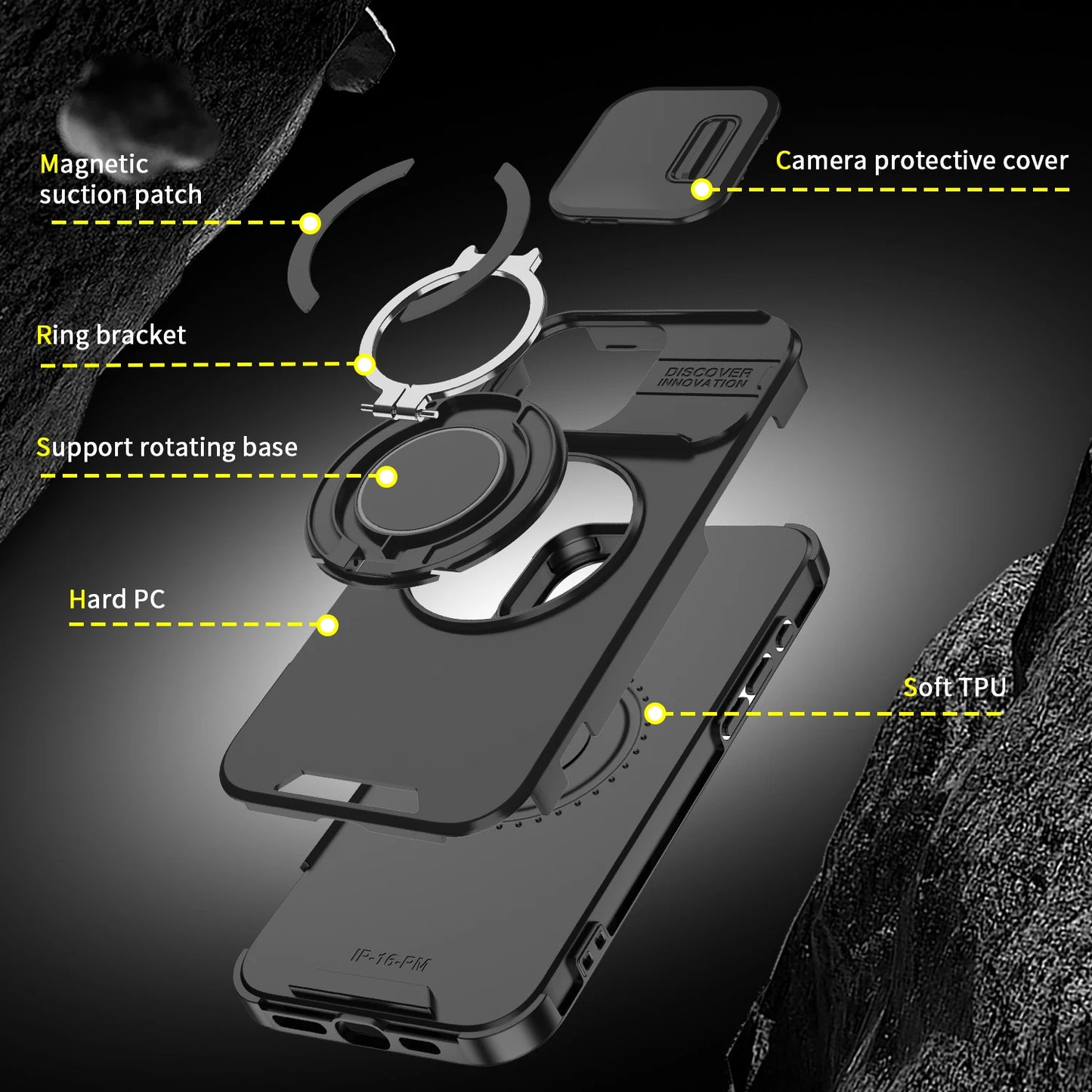 Luxury MagSafe Magnetic Wireless Charging Armor Case
