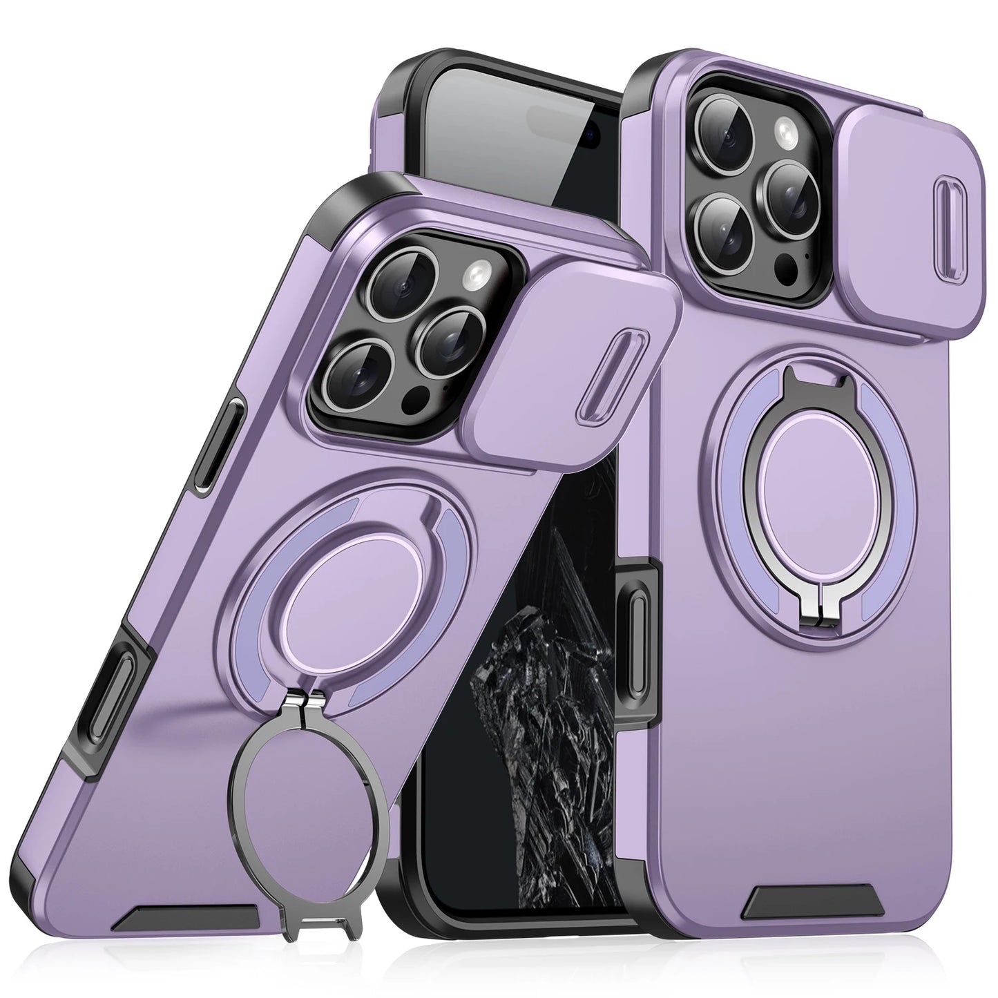 Luxury MagSafe Magnetic Wireless Charging Armor Case