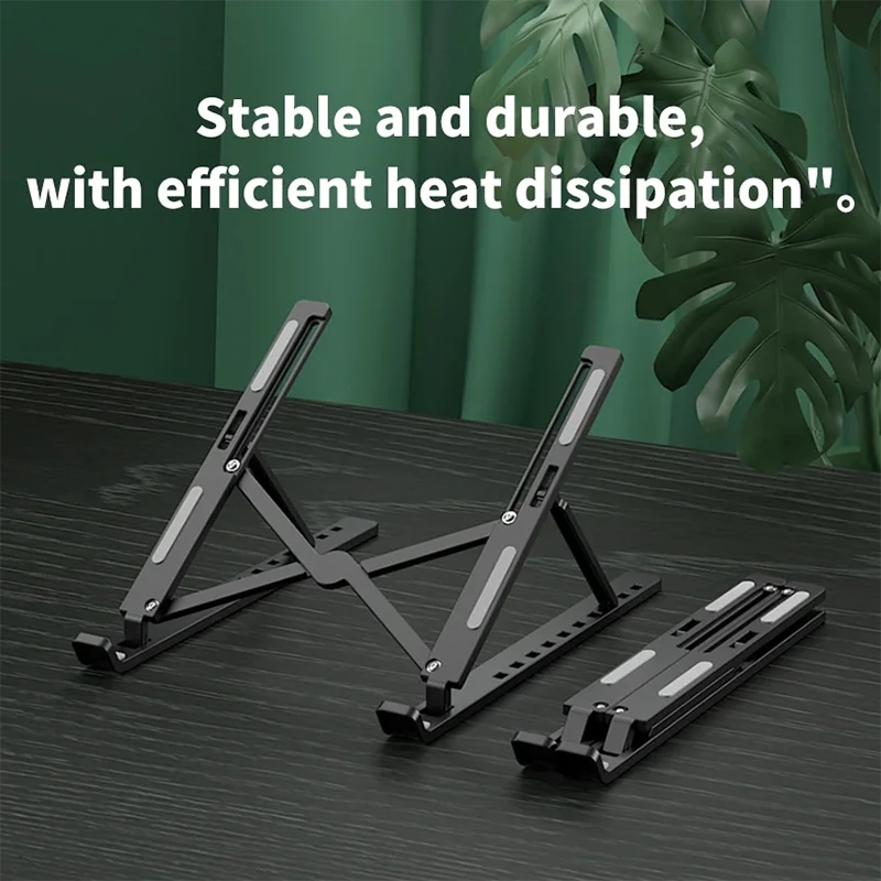 Foldable Laptop Stand – Portable & Adjustable ABS Holder