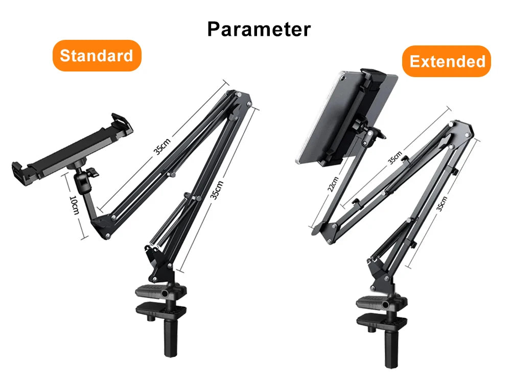 Long Arm Tablet Stand – Bed & Desk Compatible
