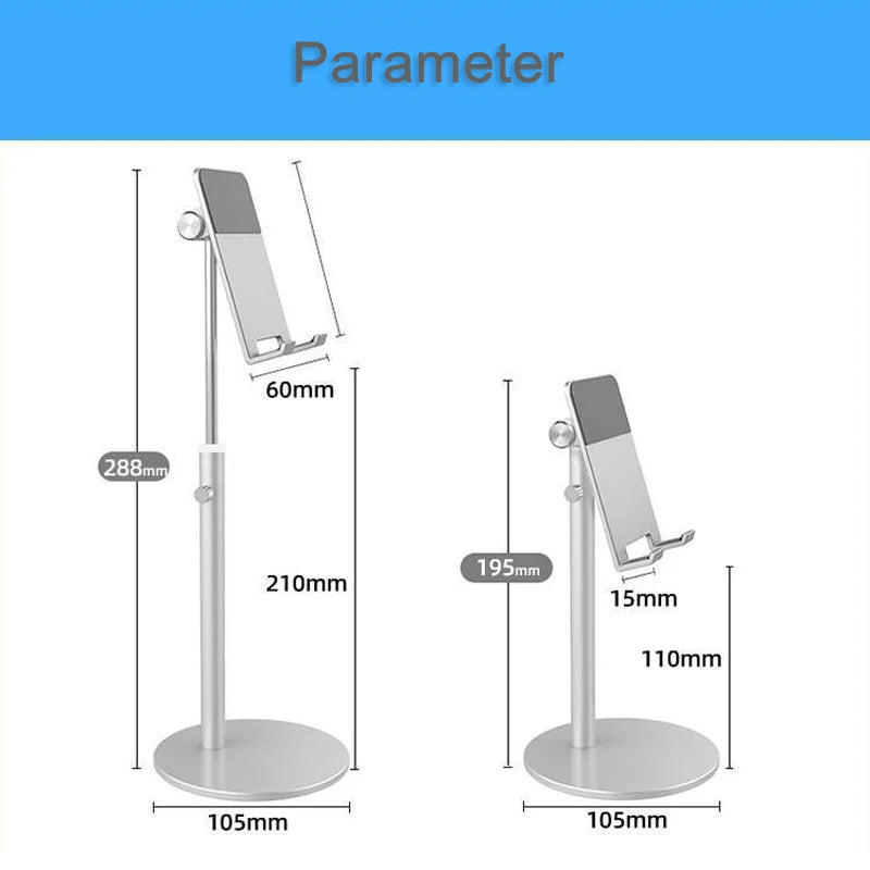 Aluminum Tablet & Phone Stand – Adjustable