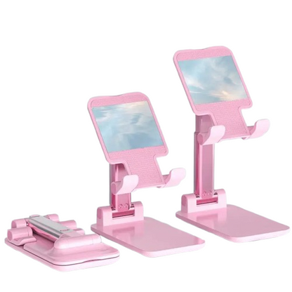 Foldable Desktop Tablet & Phone Holder – Adjustable Support Stand