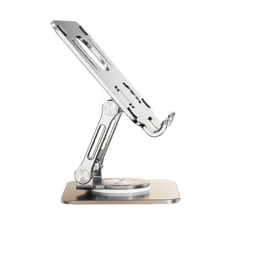 360° Rotating Tablet Stand – Foldable Aluminum Holder
